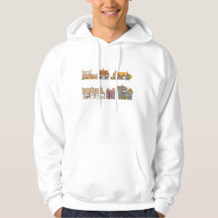 Great Britain. Countryside houses Hoodie