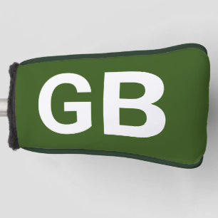 Great Britain Euro/ Green Golf Head Cover