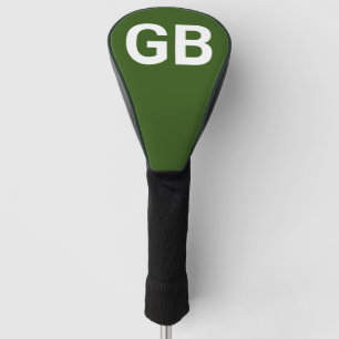 Great Britain Euro/ Green Golf Head Cover