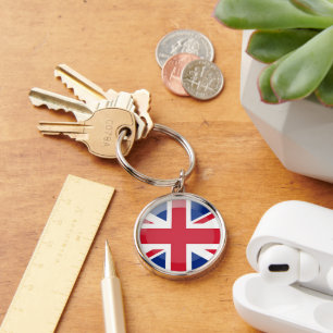 Great Britain flag Key Ring