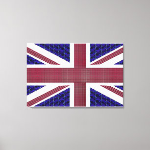 Great Britain Flag Stretched Canvas Print