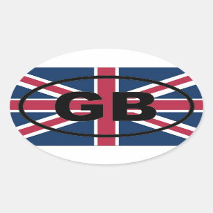 Great Britain - GB - European Oval Sticker