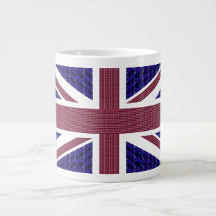 Great Britain Independence Day, England Flag Large Coffee Mug