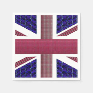 Great Britain Independence Day, England Flag Napkin