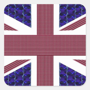 Great Britain Independence Day, England Flag Square Sticker