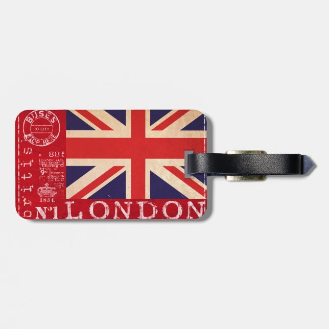 Great Britain Luggage Tag (Back Horizontal)