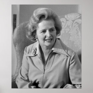 Great Britain Prime Minister Margaret Thatcher Poster