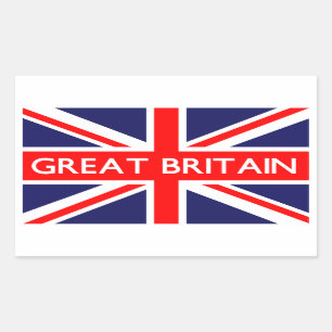 Great Britain UK Flag Rectangular Sticker