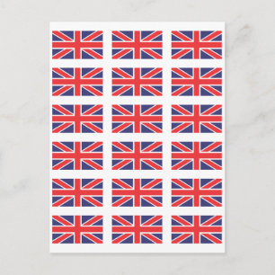 Great Britain Union Jack Flag  Postcard