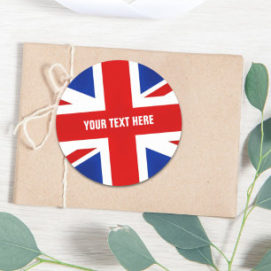 Great Britain United Kingdom British UK Flag  Classic Round Sticker