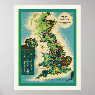 Great Britain ~ Vintage British Travel Poster