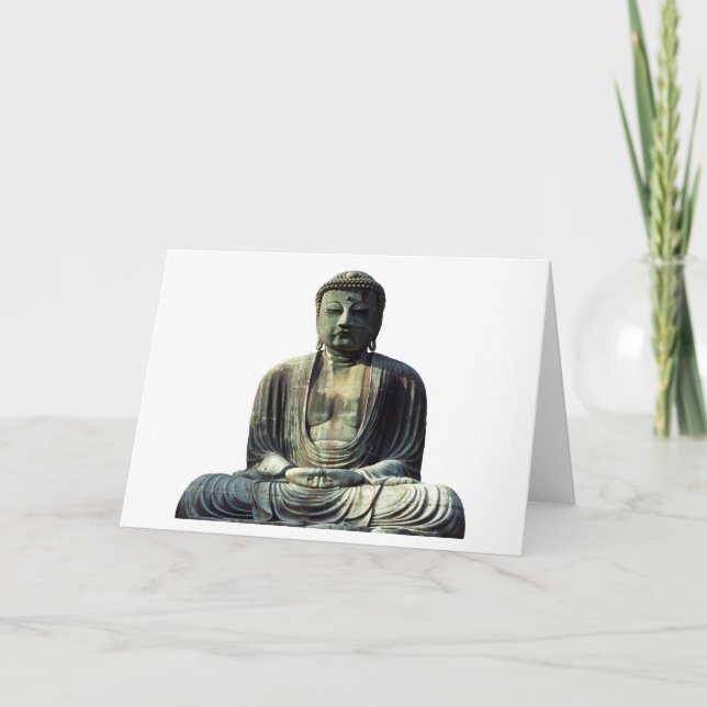 Great Buddha Greeting Card (Front)