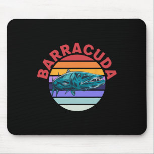 Great Byrracuda Cuda Fishing Wildlife Saltwater Fi Mouse Mat