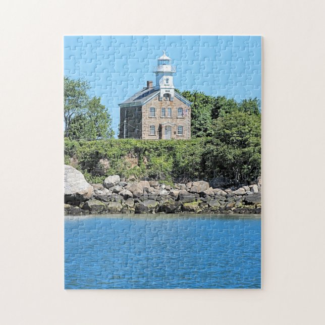 Great Captain Island Lighthouse Connecticut Puzzle (Vertical)