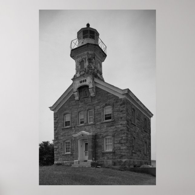 Great Captain Island Lighthouse Poster (Front)
