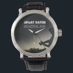Great Catch - Artsy Fisherman Fishing Personalised Watch<br><div class="desc">Artsy fisherman fishing personalised watch for dad,  husband,  grandpa... .Great father's day gift,  birthday gift for your significant someone! To change the text,  use the personalise option. For more extensive text changes such as changes to the font,  font colour,  or text layout,  choose the customise option.</div>