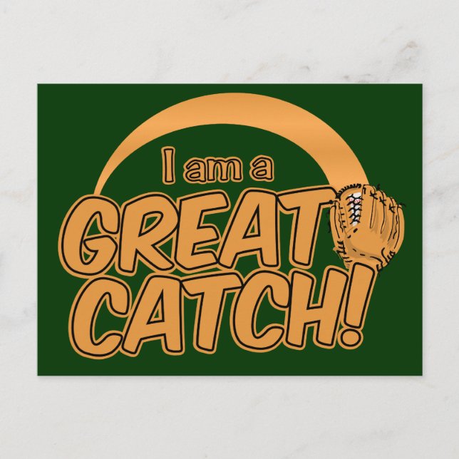 GREAT CATCH!  custom postcard (Front)