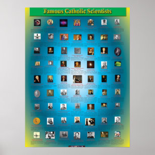 Great Catholic Scientists Poster