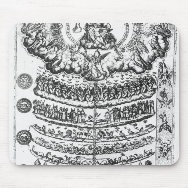Great Chain of Being from 'Retorica Christiana' Mouse Mat (Front)