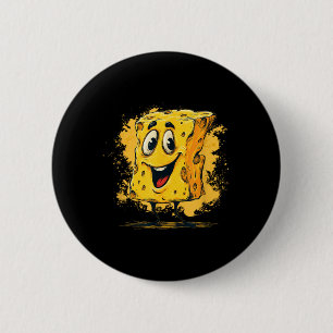 Great Cheese Look for Cheddar and Milk Lovers 6 Cm Round Badge