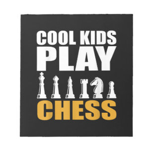 Great Chess Kids Chess Piece Girls Boys Notepad