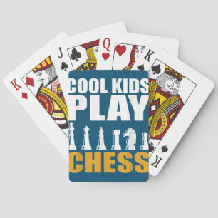 Great Chess Kids Chess Piece Girls Boys Playing Cards