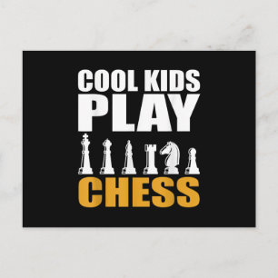 Great Chess Kids Chess Piece Girls Boys Postcard