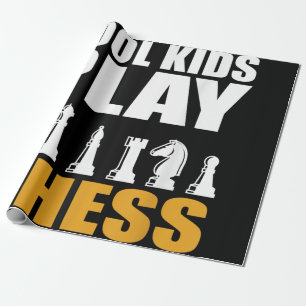 Great Chess Kids Chess Piece Girls Boys Wrapping Paper