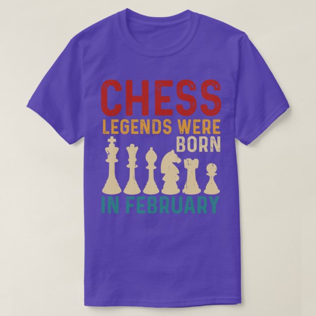 Great chess lovers art for men and women chess gam T-Shirt (Design Front)