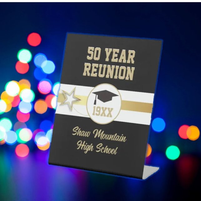 Great Choice! Any year Class Reunion Pedestal Sign (Creator Uploaded)