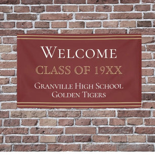 Great choice! Custom class reunion banner