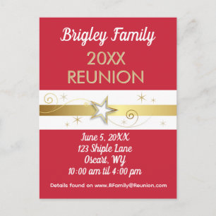 Great Choice! Family Reunion Invite Postcard