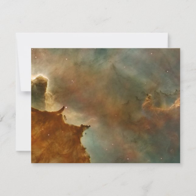 Great Clouds of the Corina Nebula Invitation (Front)