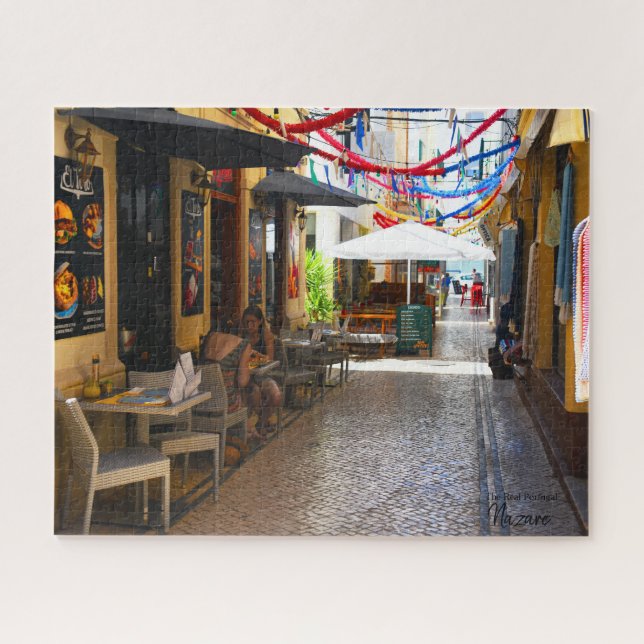 Great Conversations in Nazare, Portugal  Jigsaw Puzzle (Horizontal)