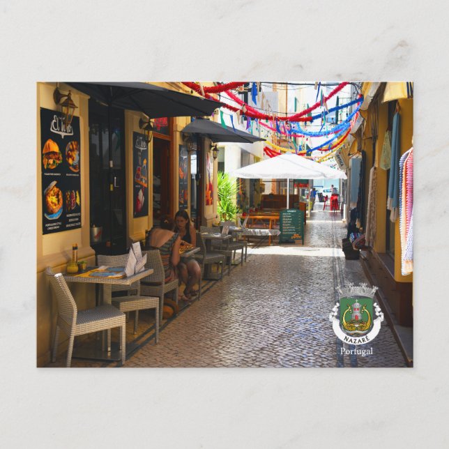 Great Conversations in Nazare, Portugal  Postcard (Front)