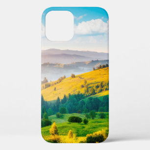 Great countryside landscape in morning light. Loca iPhone 12 Case