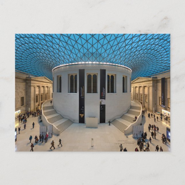 Great Court of the British Museum in London, UK Postcard (Front)