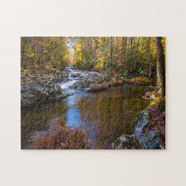 Great Creek  Smoky Mountains. Jigsaw Puzzle (Horizontal)