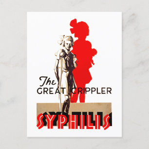 Great Crippler ~ Syphilis Postcard