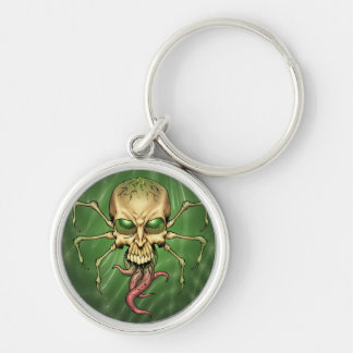 Great Cthulhu Alien Spider Skull Lovecraftian Art Key Ring