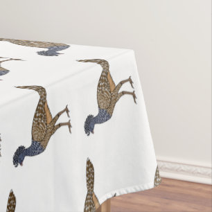 Great curassow bird cartoon illustration tablecloth