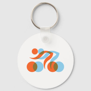  Great cyclers template design, custom template Key Ring