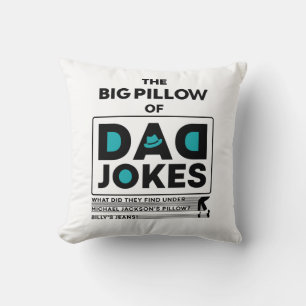 Great Dad Jokes Design Text Typography Cushion