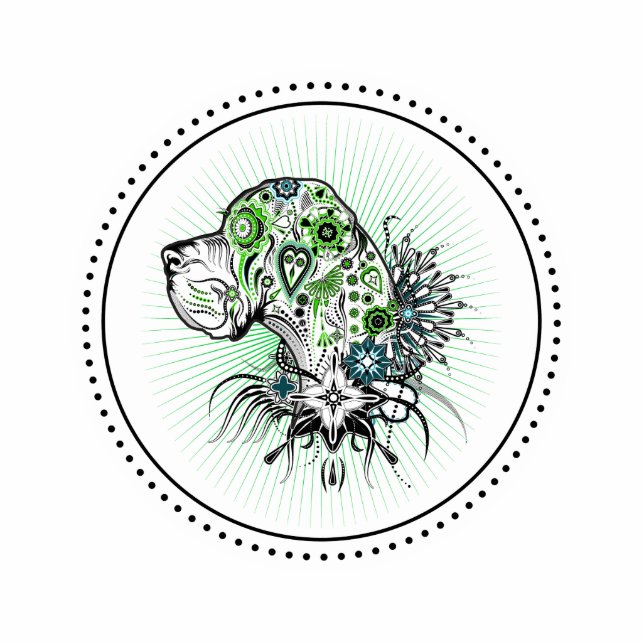 Great Dane 3d Magnet Photo Sculpture Magnet (Front)