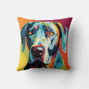 Great Dane Abstract Pop Art Graphic Art Cushion