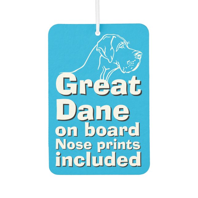 Great Dane Air Fresheners  (Front)