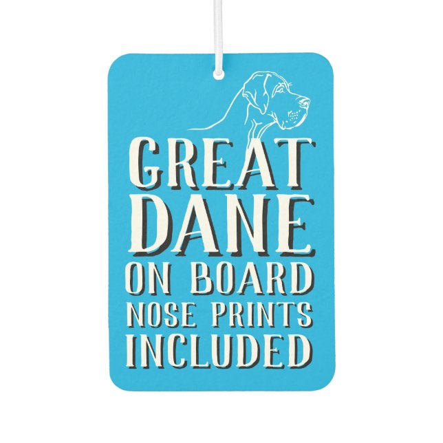 Great Dane Air Fresheners  (Front)