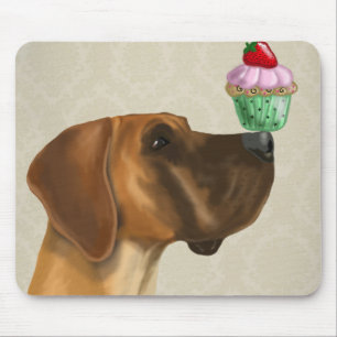 Great Dane and Cupcake Mouse Mat