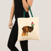 Great Dane and Cupcake Tote Bag (Front (Product))