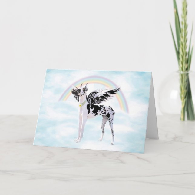 Great Dane Angel Harle Card (Front)